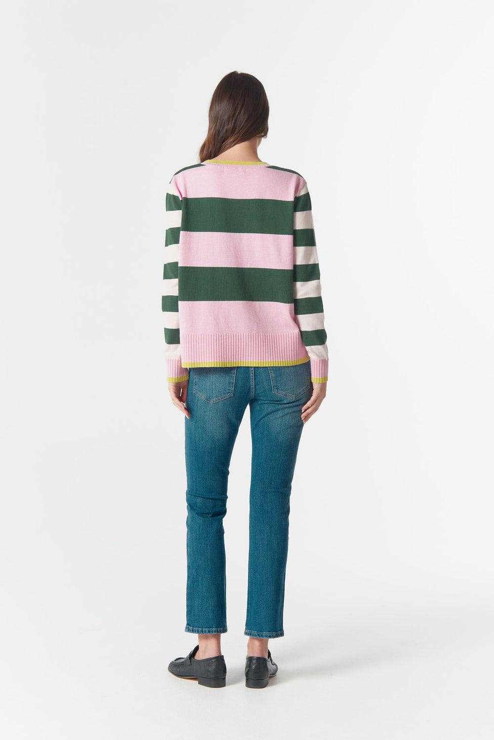 Cloth Paper Scissors - Sierra Contrast Stripe Knit C1837