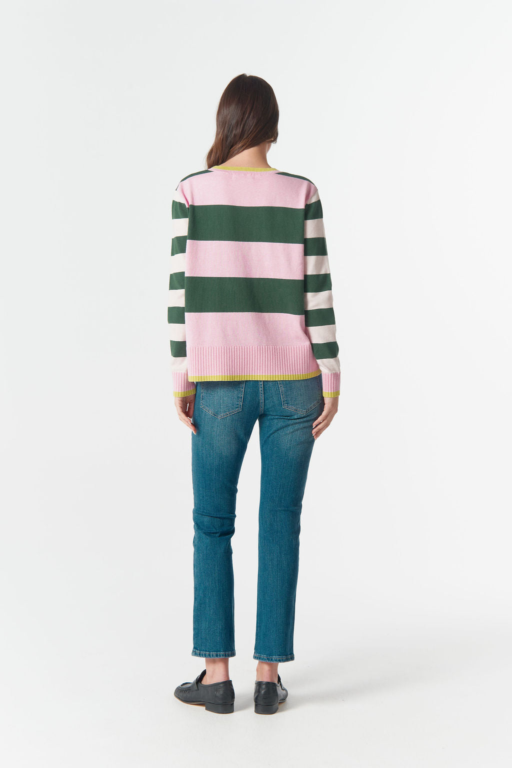 Cloth Paper Scissors - Sierra Contrast Stripe Knit C1837