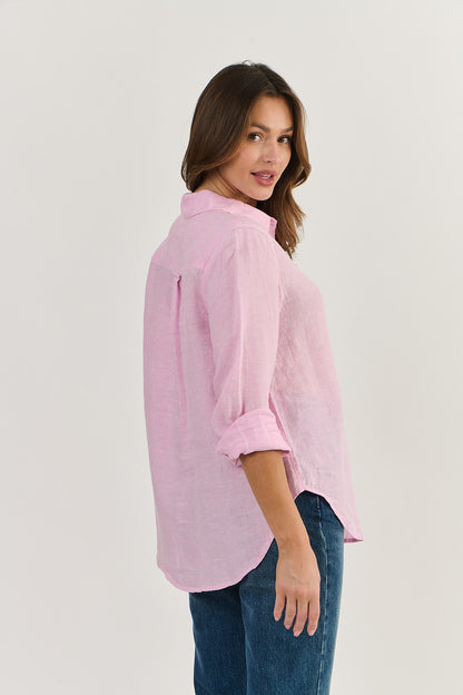 Enveloppe - Linen Boyfriend Shirt - Pastel ENVB-076