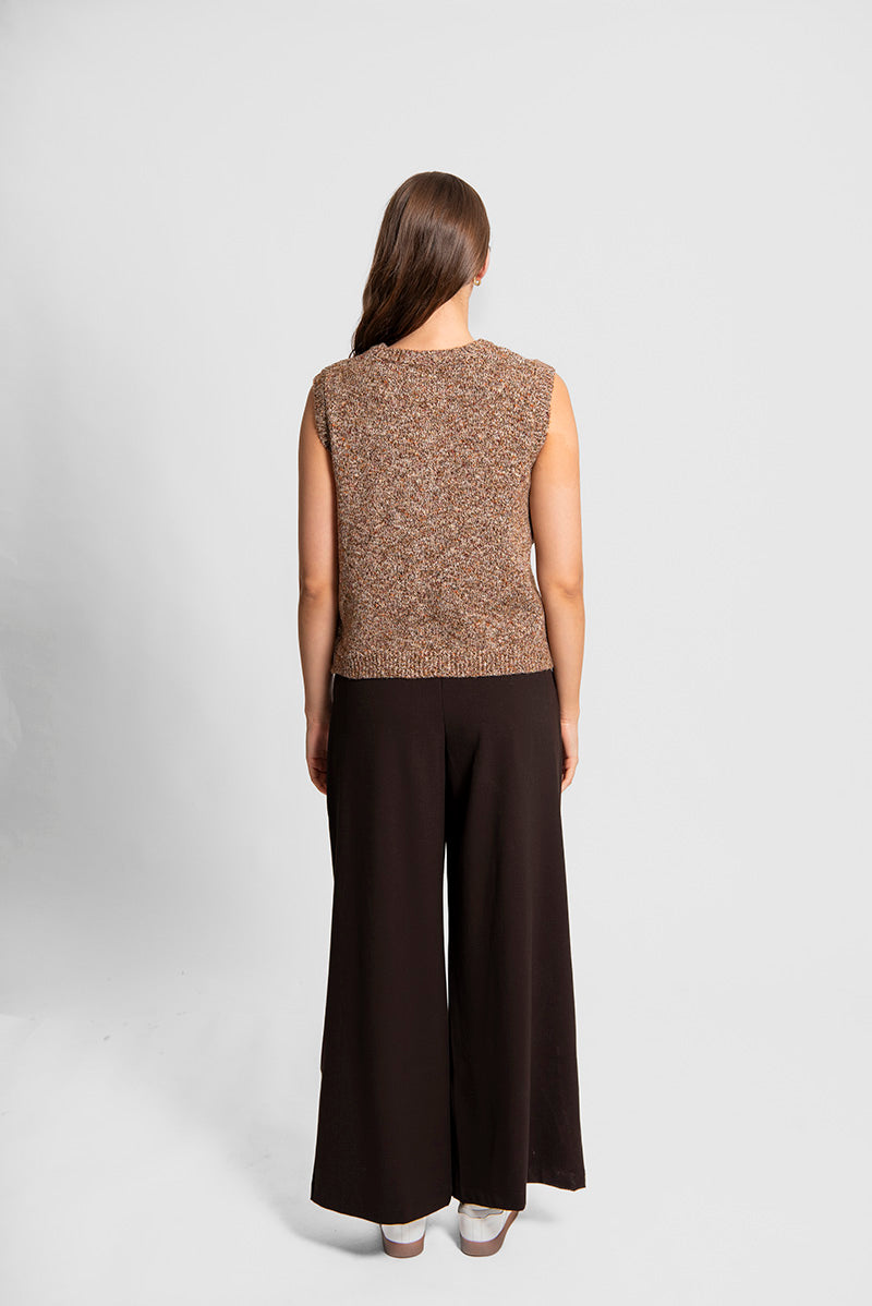 Fields Knitwear - Button Up Vest FK6036