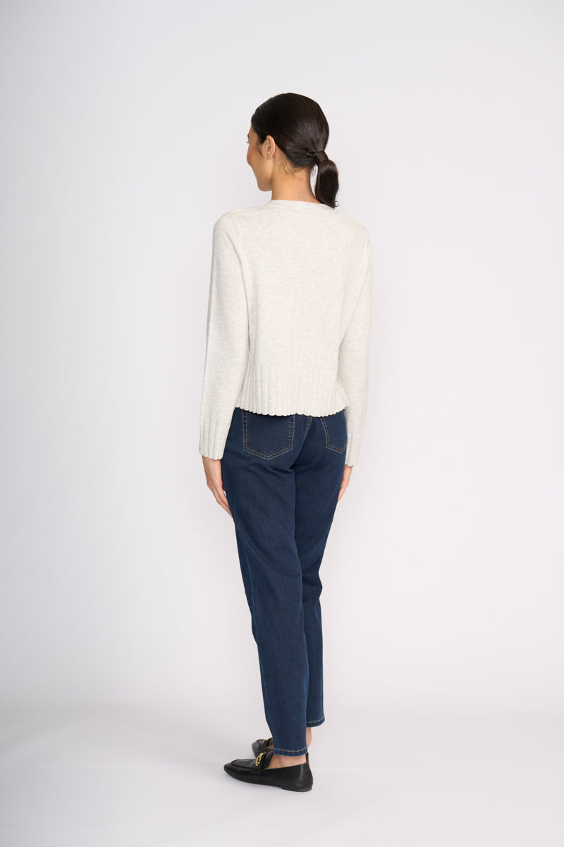 Foil - Seams Natural Cardi | FO8390