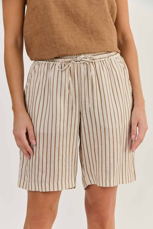 Naturals - Linen Shorts Ginger Slice | GA241