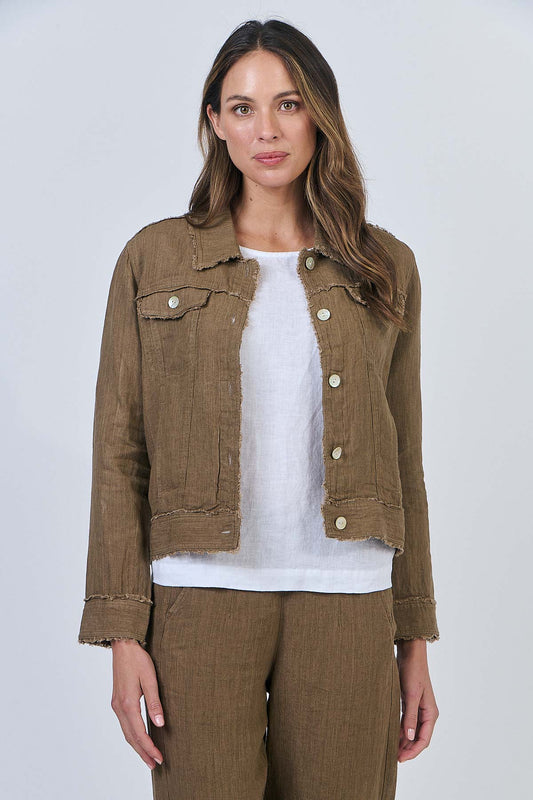Naturals – Lightweight Linen Jacket / GA30
