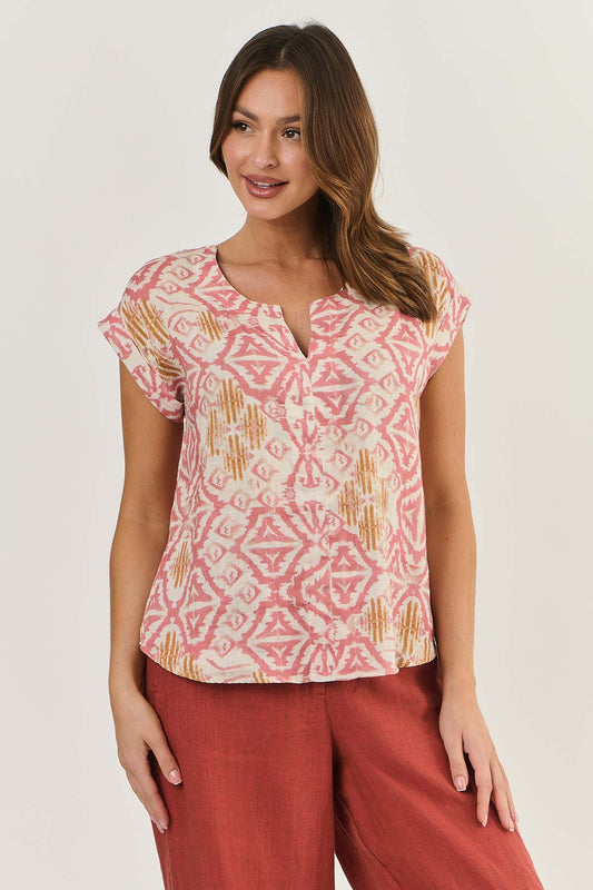 Naturals - Linen Top Ikat | GA373