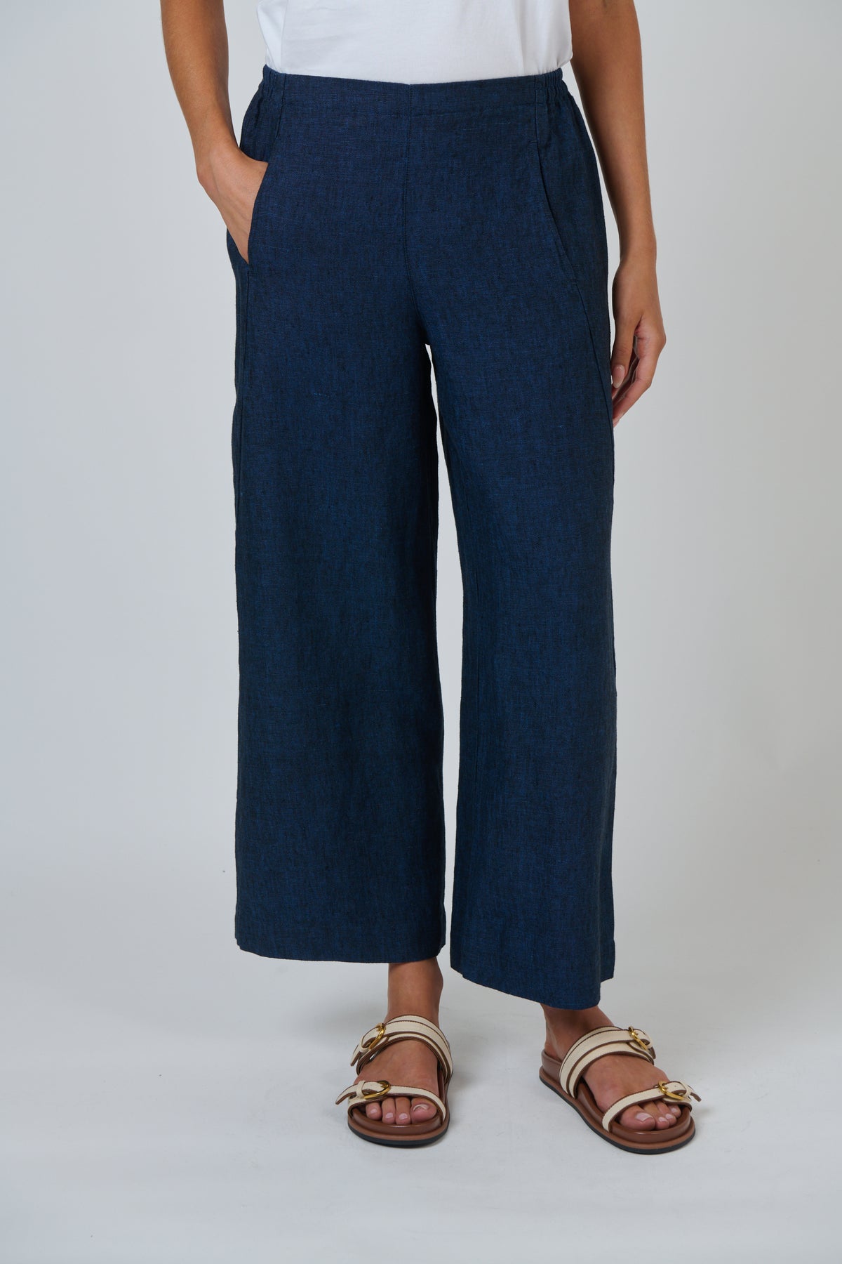 Naturals by O & J - Linen Wide-Leg Pant | GA398