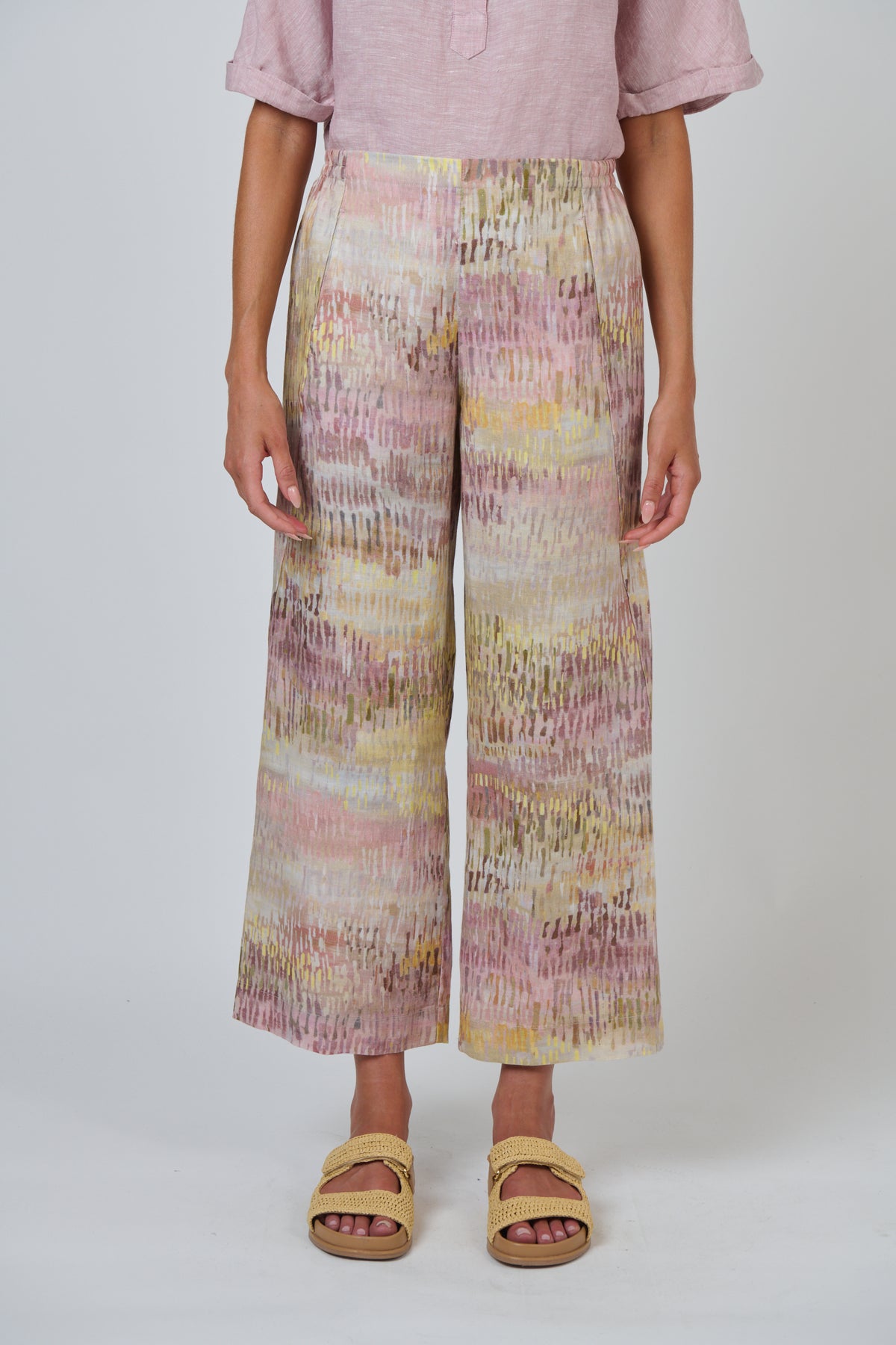 Naturals by O & J - Linen Wide-Leg Pant | GA398