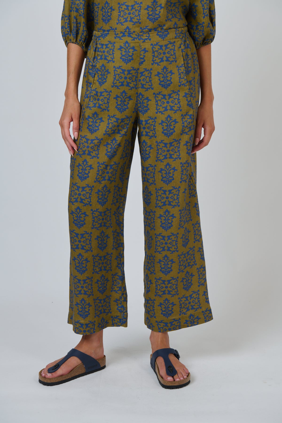 Naturals by O & J - Linen Wide-Leg Pant | GA398