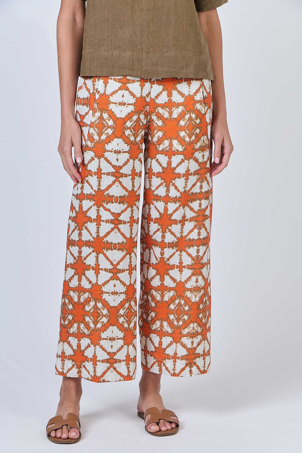 Naturals – Wide Leg Linen Pants / GA398