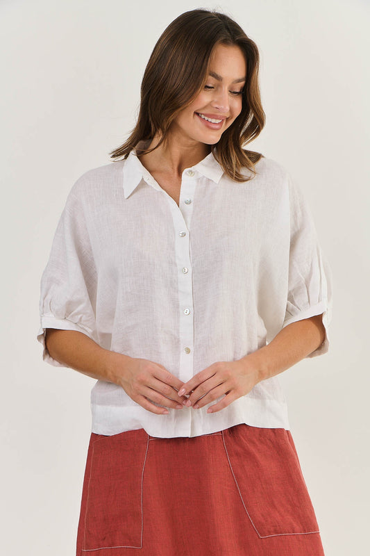 Naturals - Linen Top White | GA471`