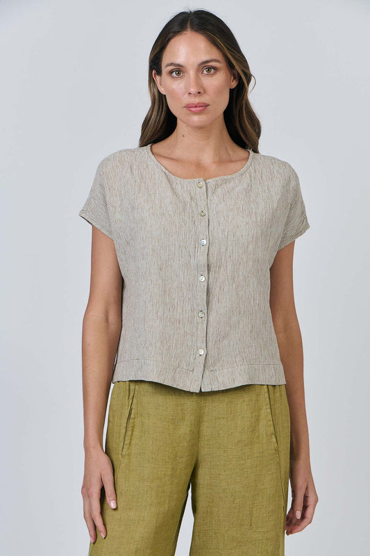 Naturals - Relaxed Linen Top / Blister GA504