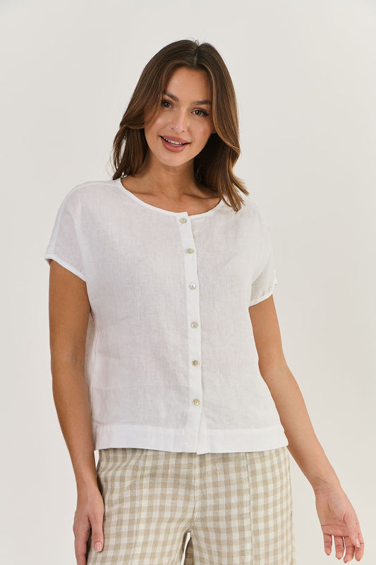 Naturals - Linen Top White | GA504