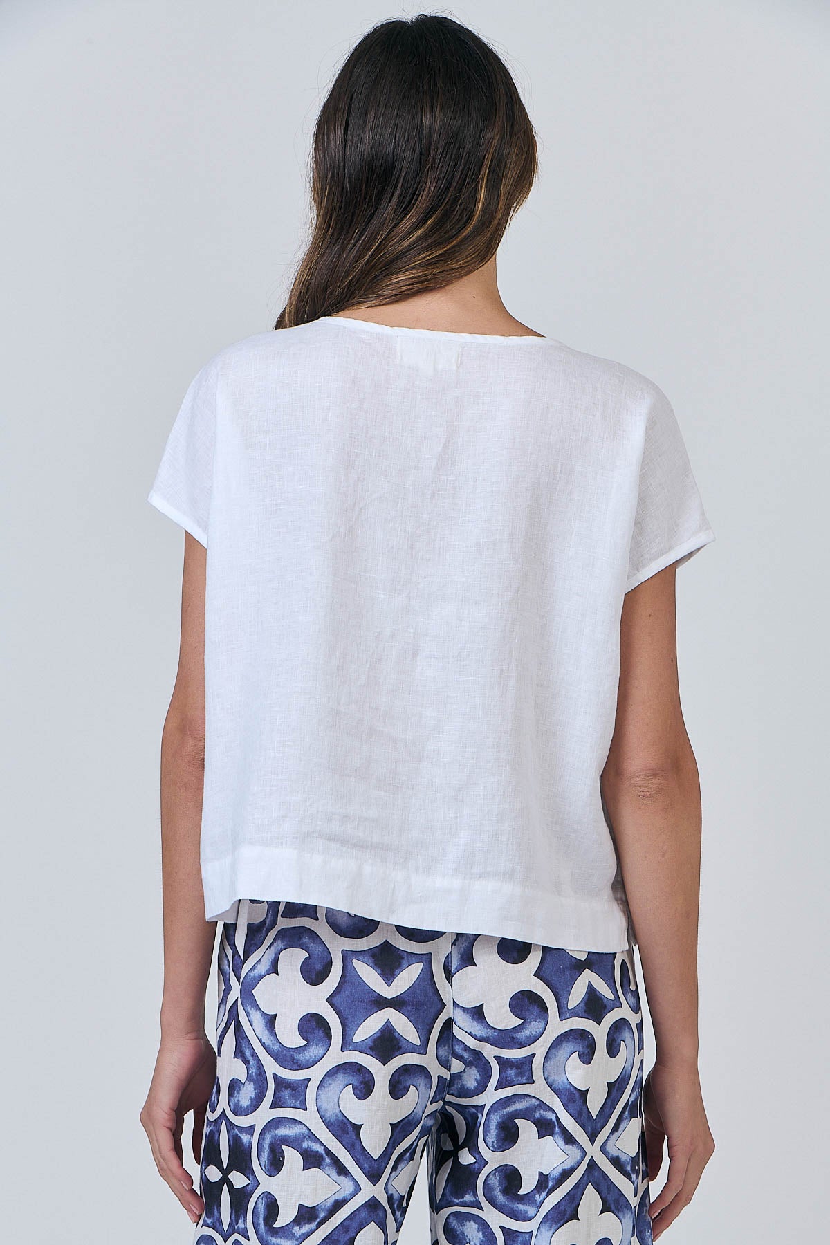 Naturals - Linen Relaxed Tee GA504