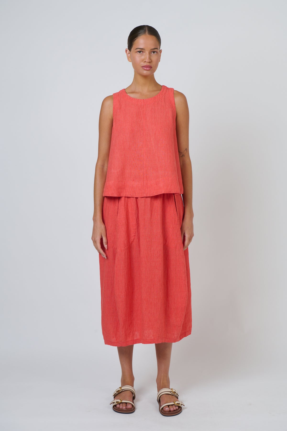 Naturals by O & J - Linen Sleeveless Top | GA561