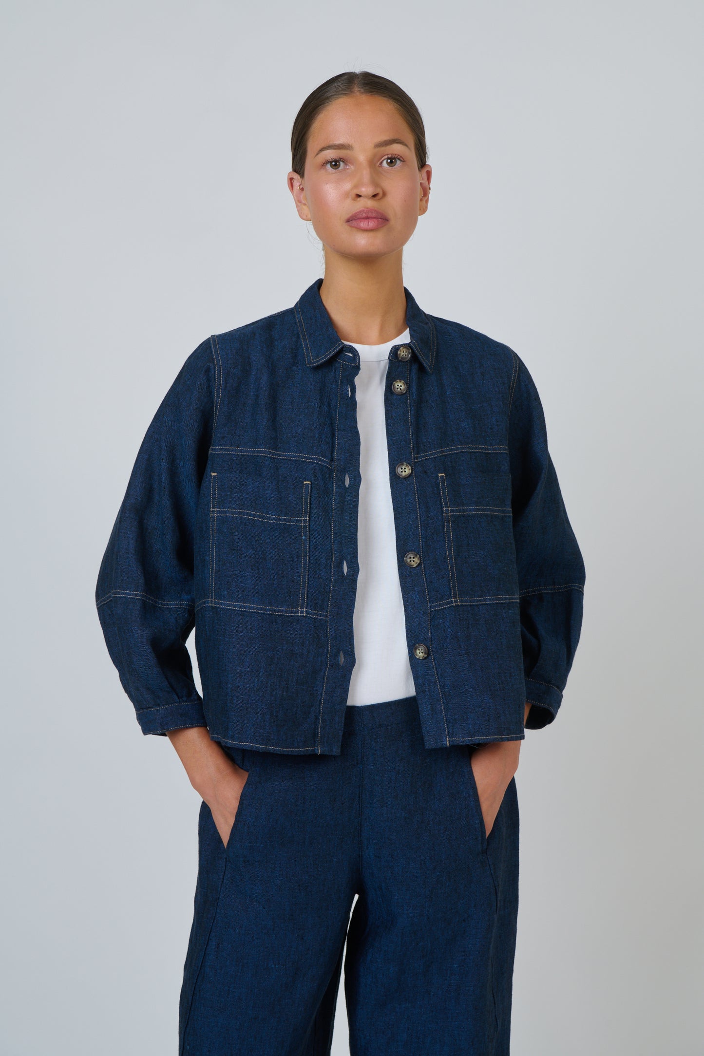 Naturals by O & J - Linen Jacket | GA598
