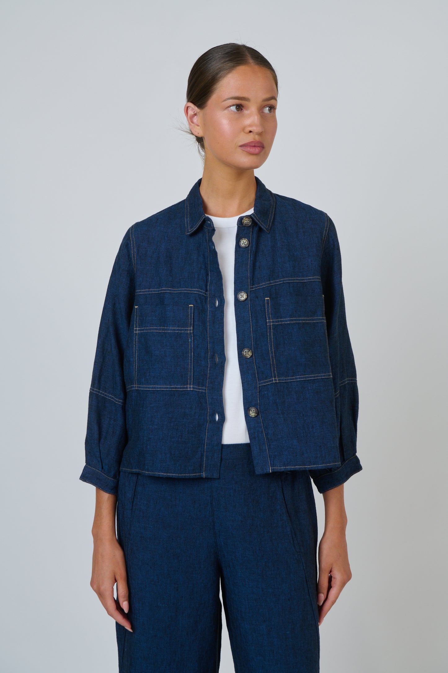Naturals by O & J - Linen Jacket | GA598