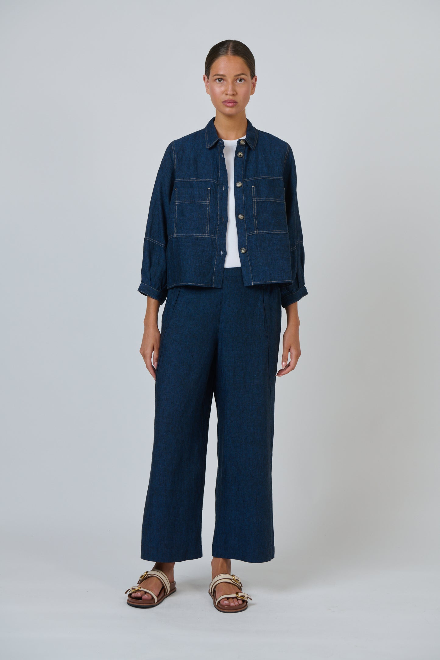 Naturals by O & J - Linen Jacket | GA598