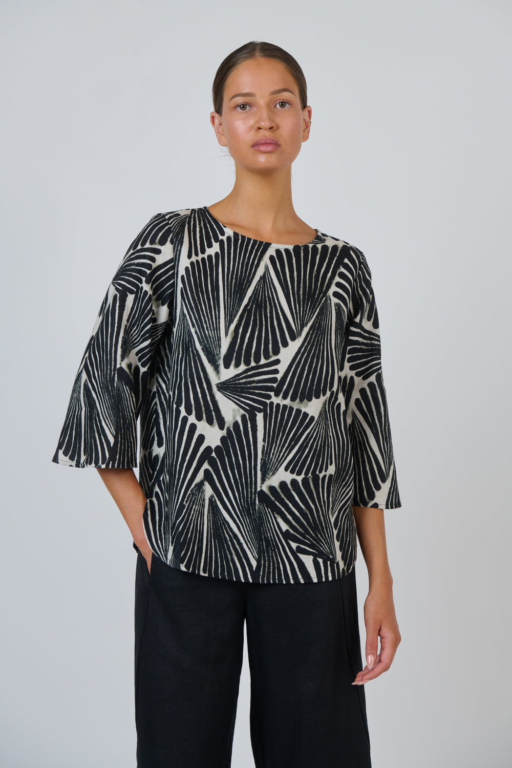 Naturals by O & J - Linen Top | GA636