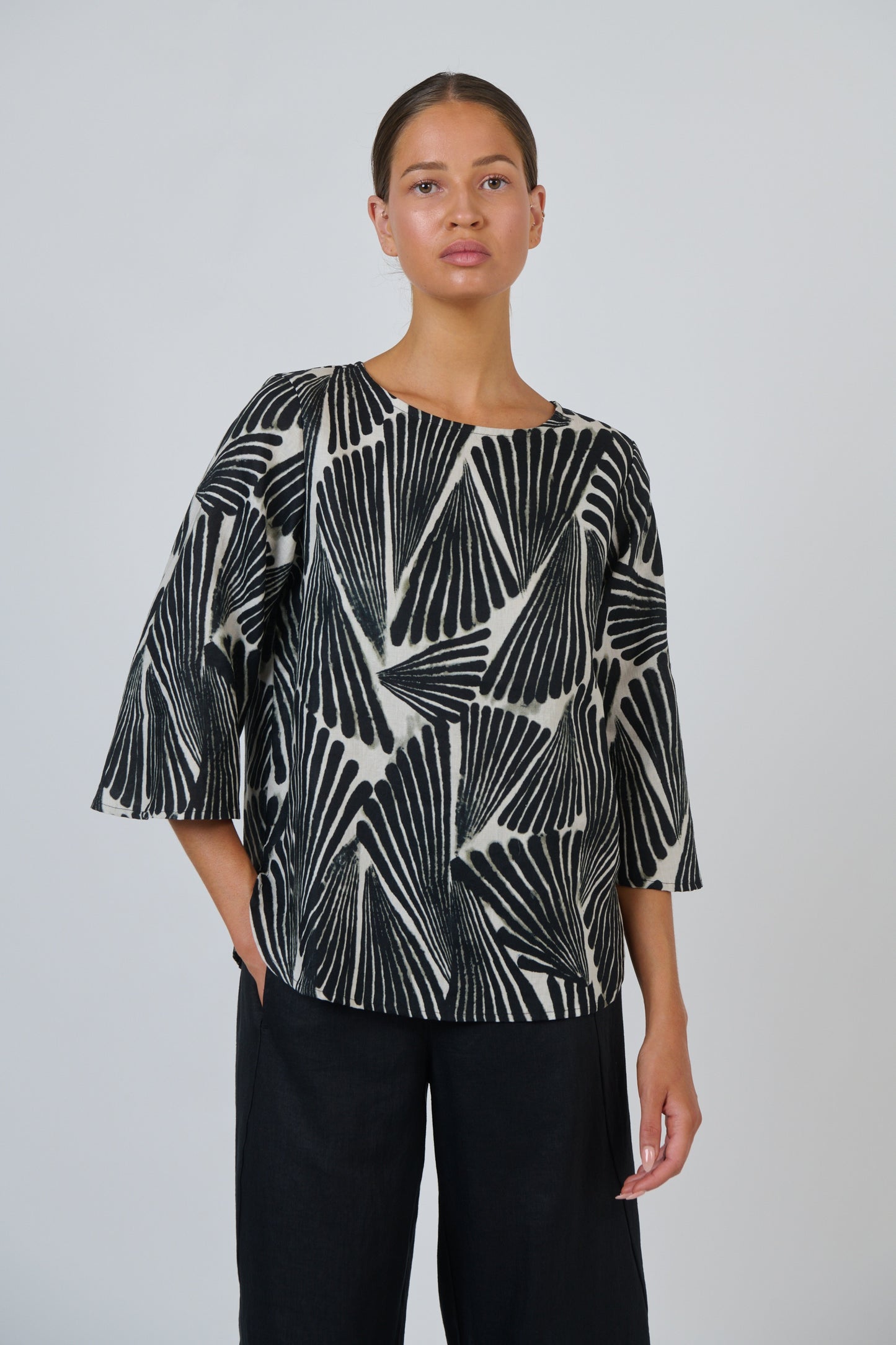 Naturals by O & J - Linen Top | GA636