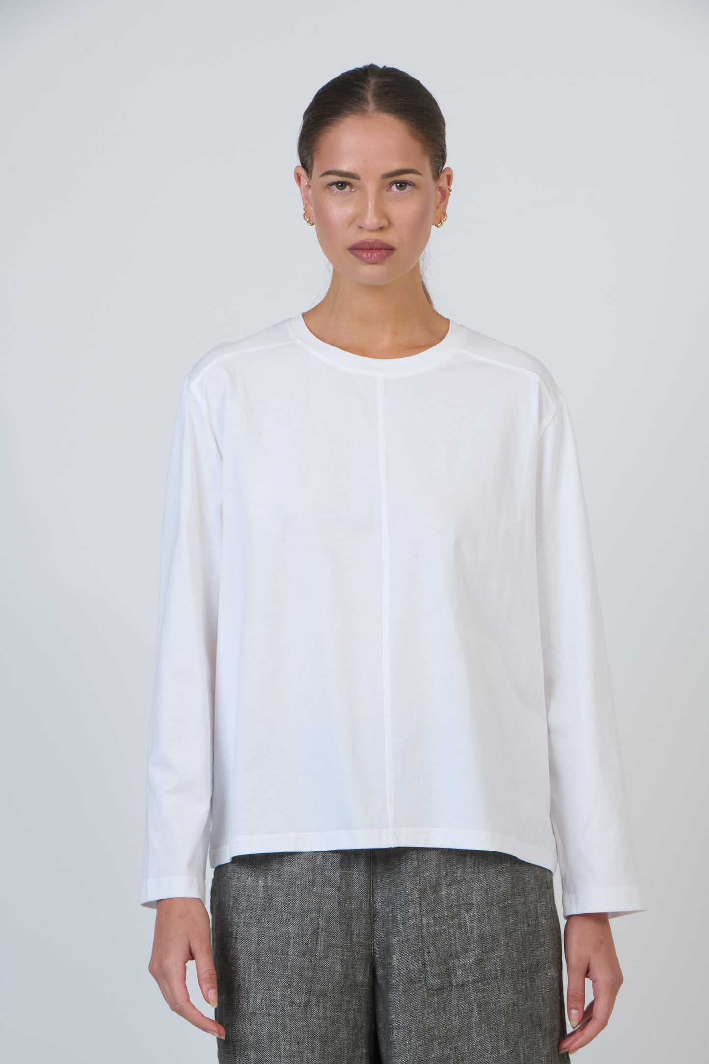 Naturals – GA667 Linen Boxy Top