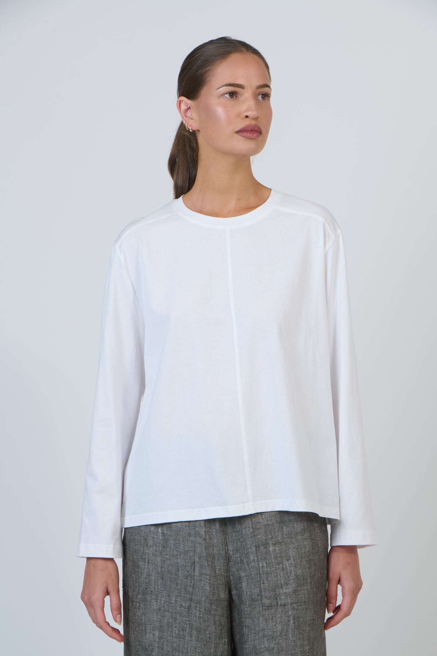 Naturals – GA667 Linen Boxy Top