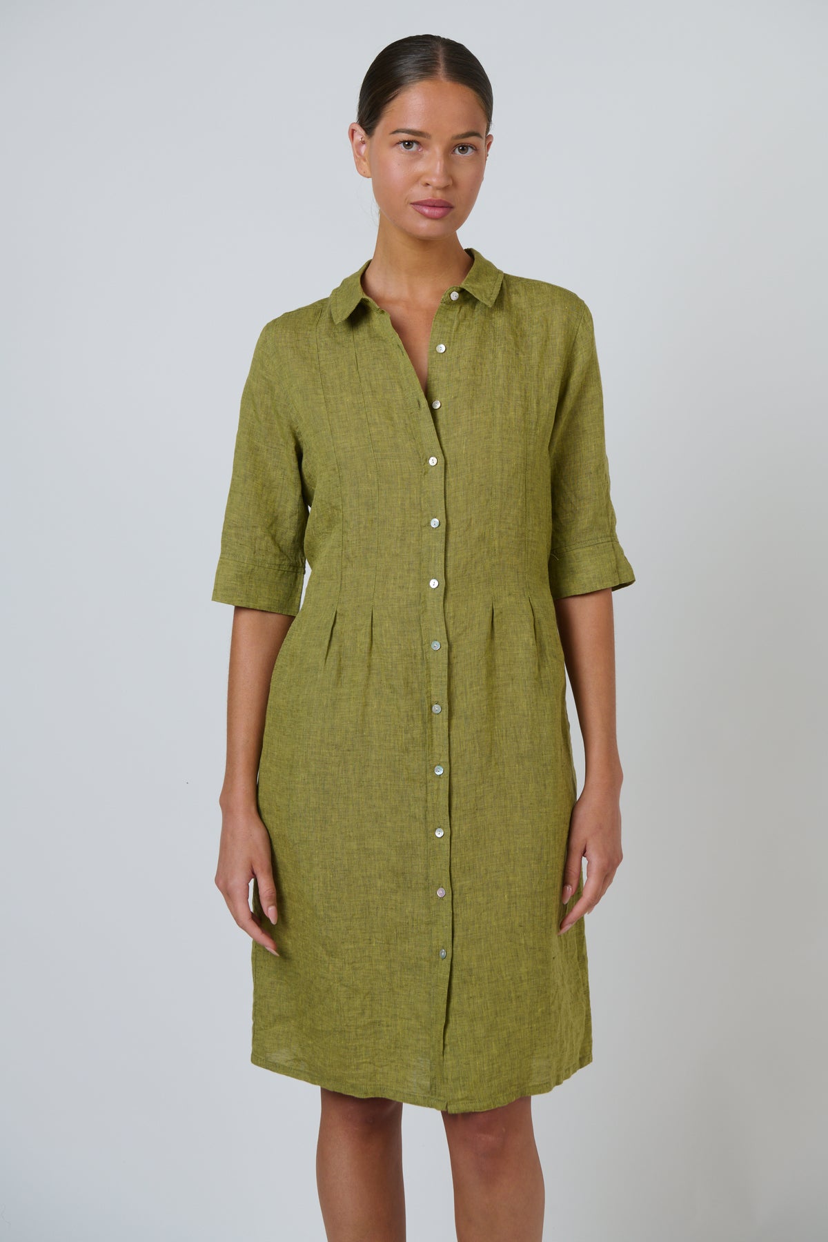 Naturals by O & J - Linen Dress | GA680