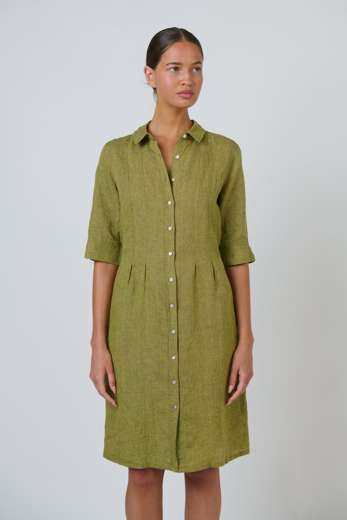 Naturals by O & J - Linen Dress | GA680