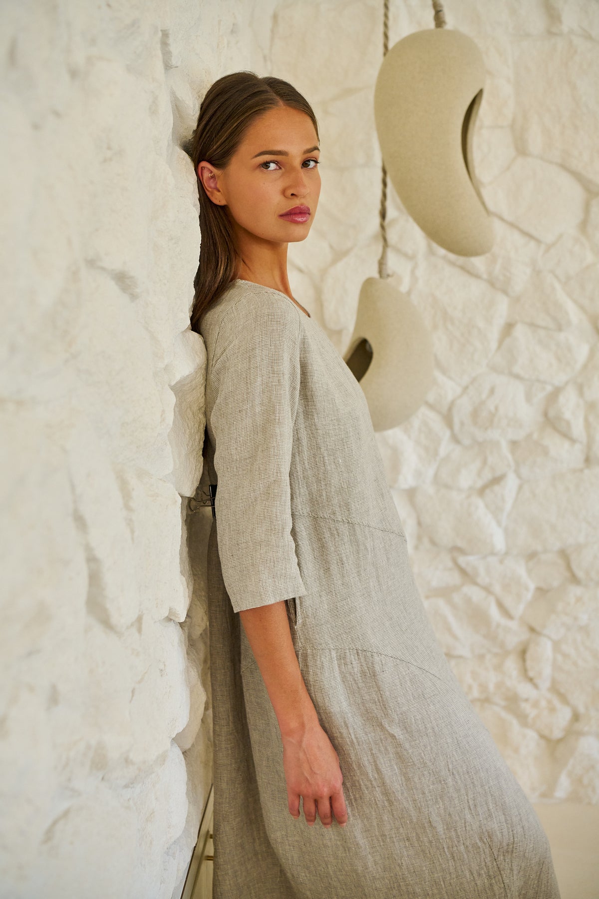 Naturals by O & J - Linen Dress | GA682