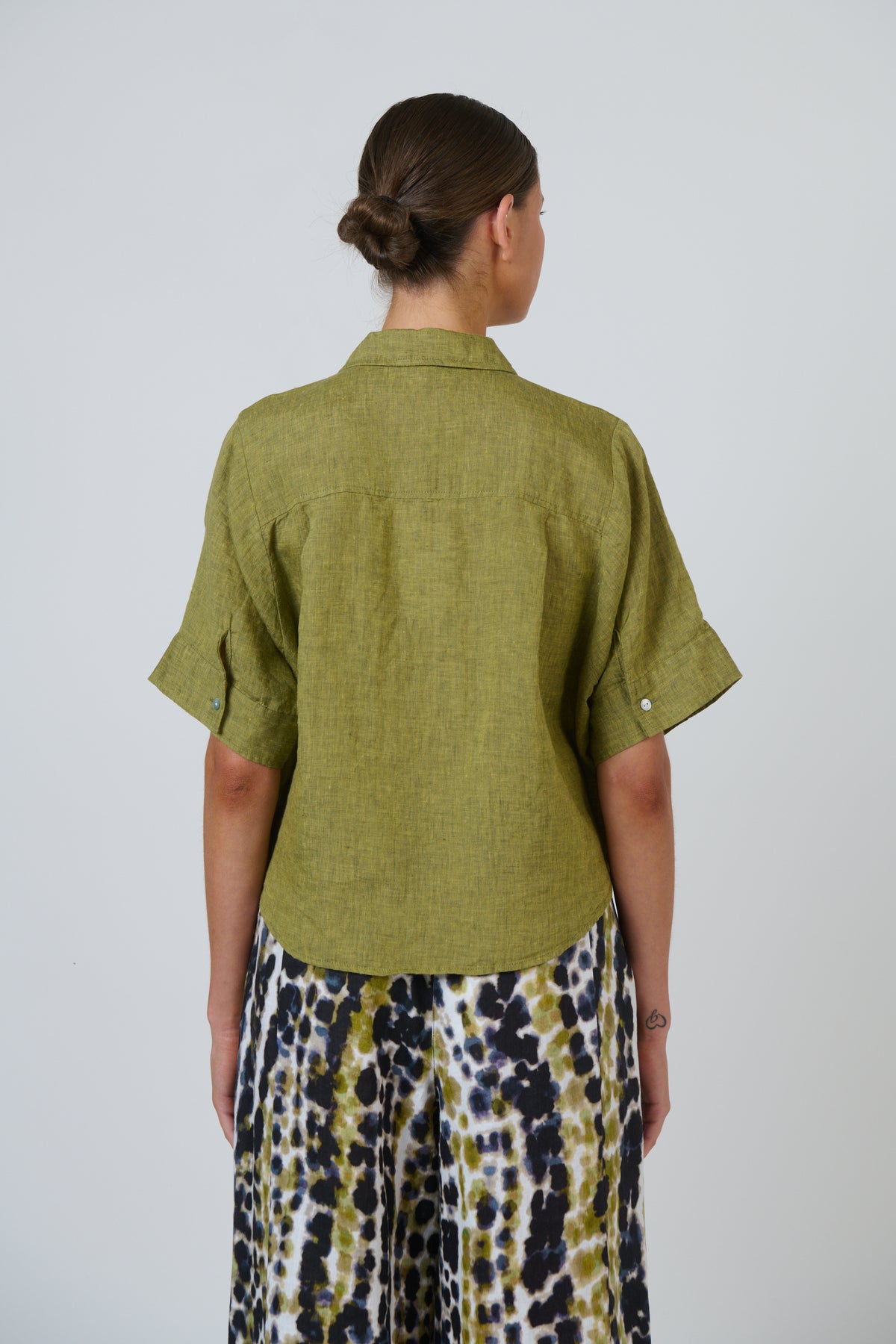 Naturals by O & J - Linen Short Sleeve Shirt | GA685