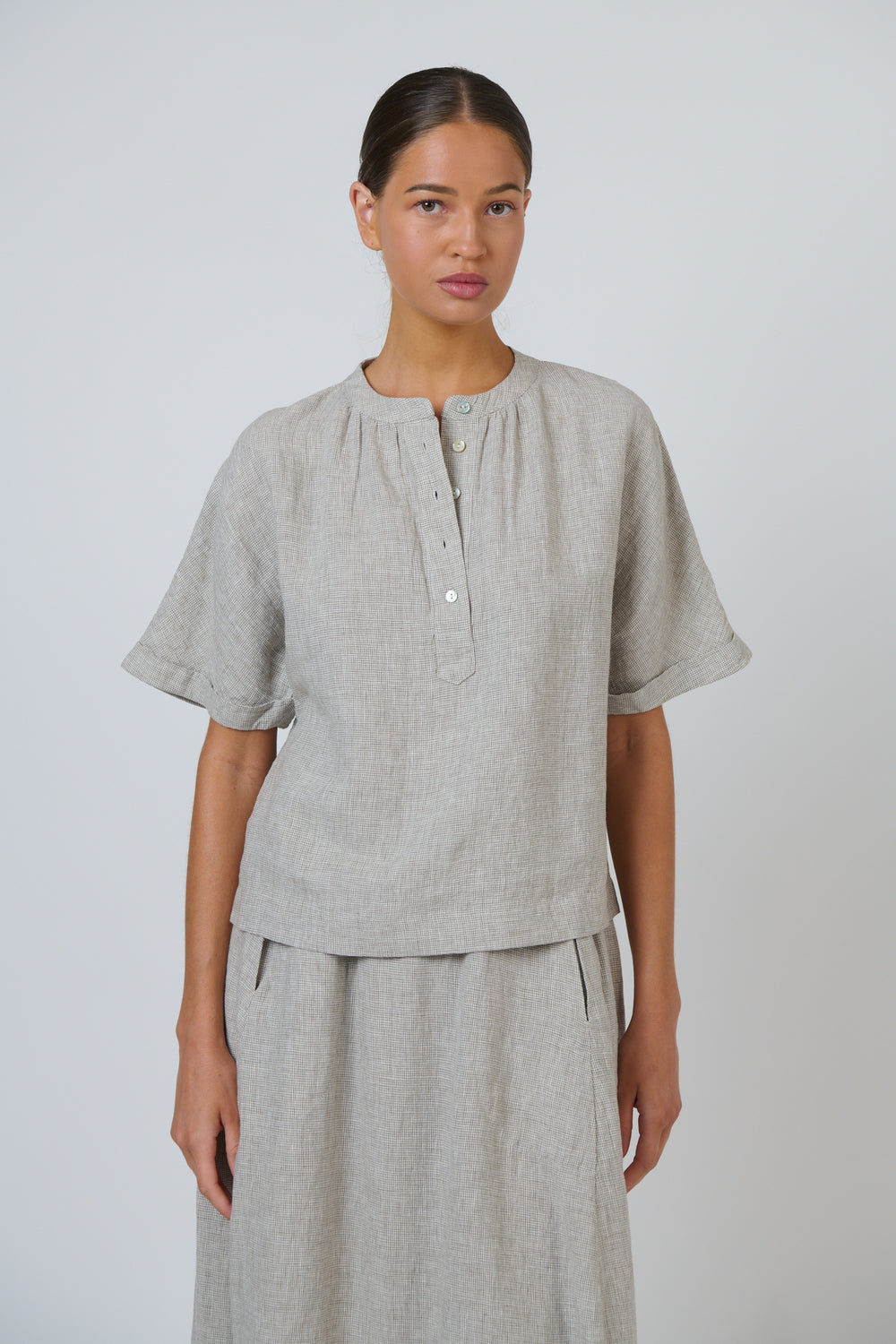 Naturals by O & J - Linen Top | GA689
