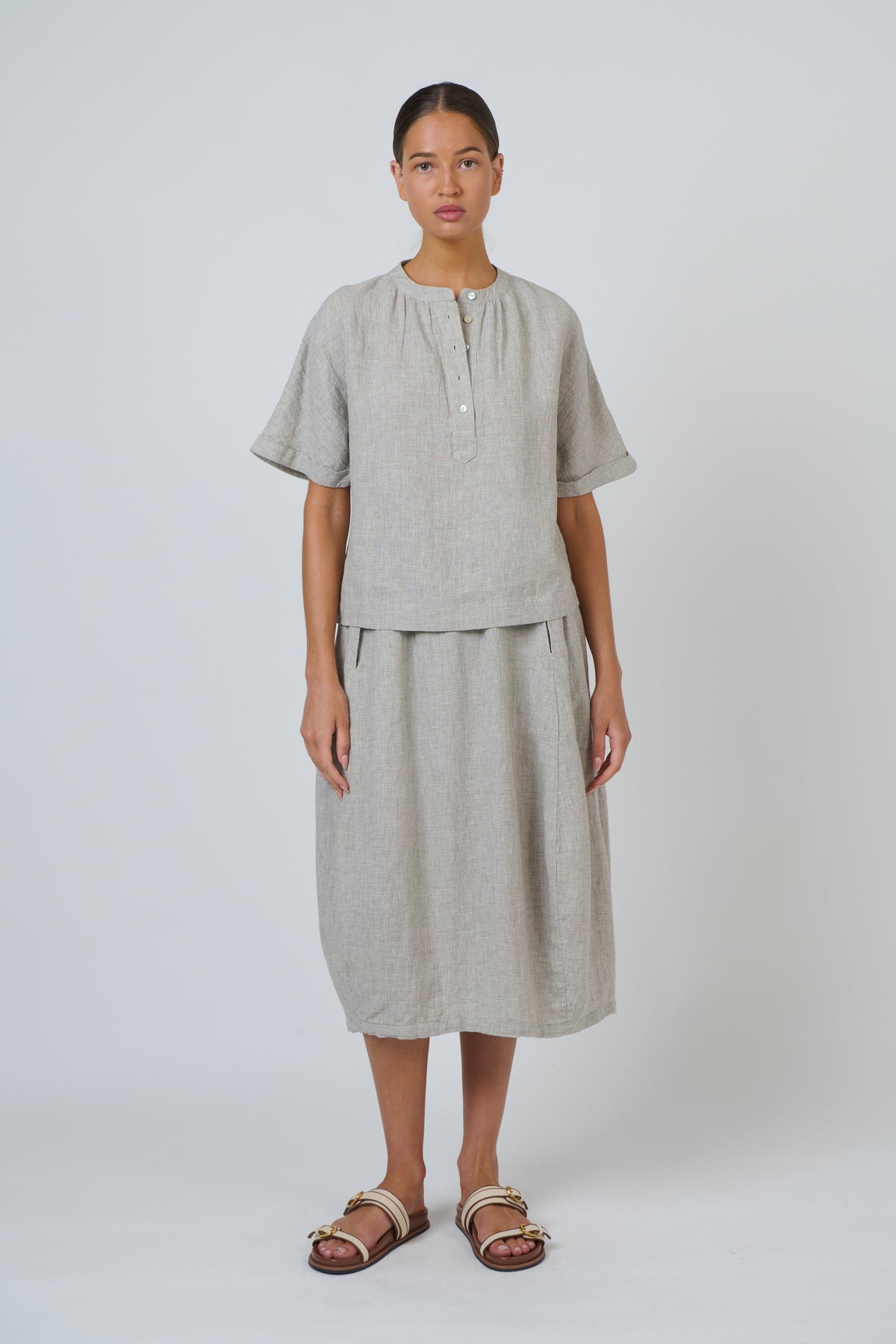 Naturals by O & J - Linen Top | GA689