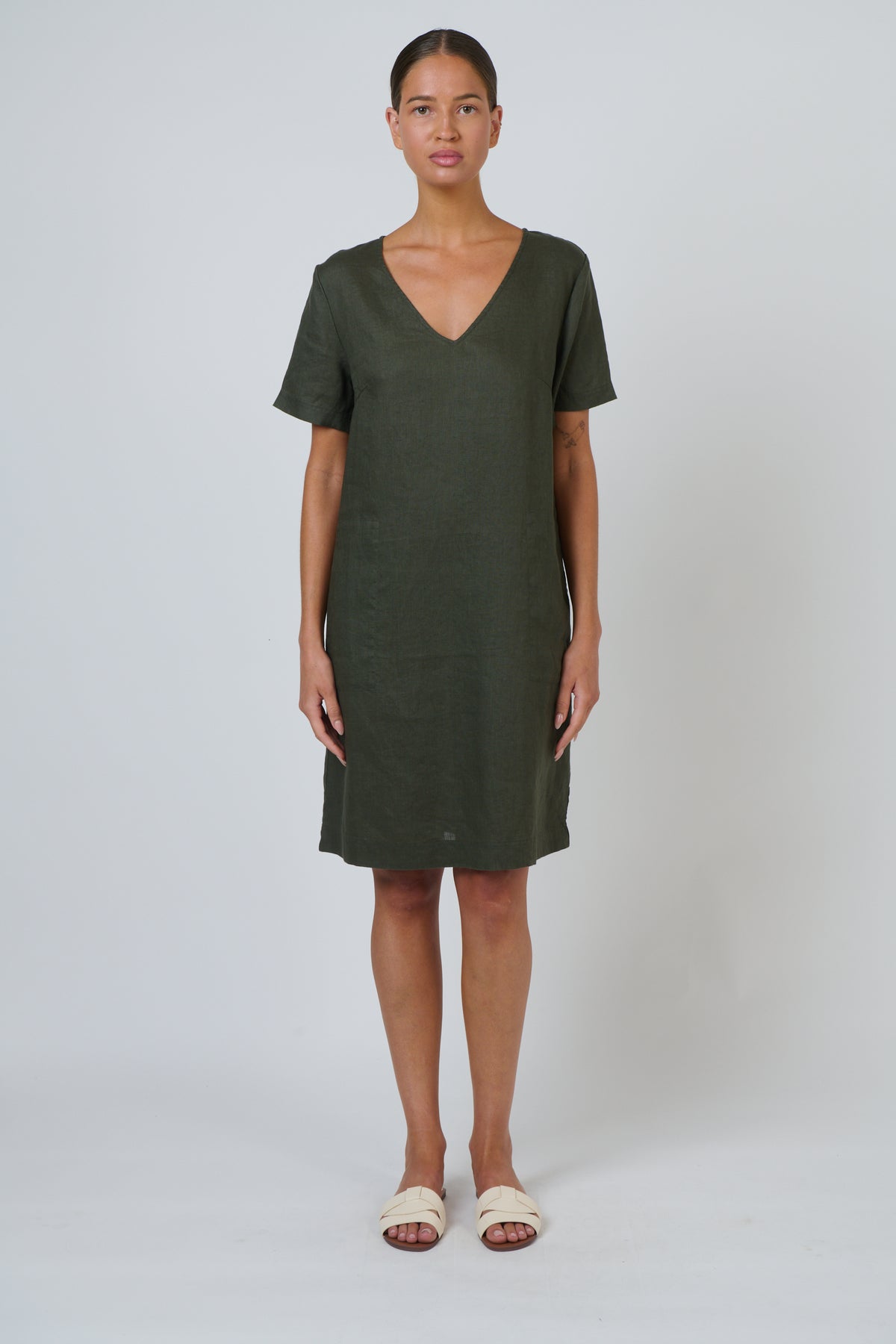 Naturals by O & J - Linen Dress | GA702