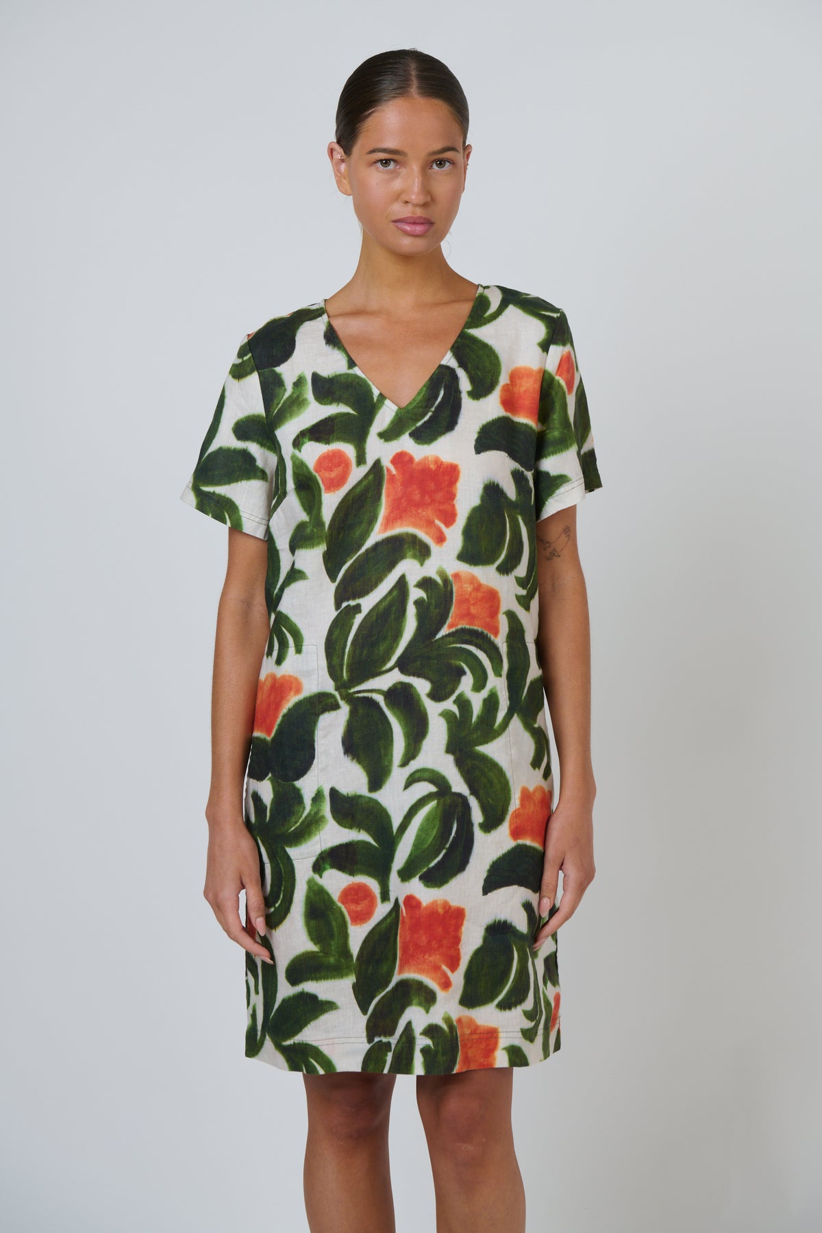 Naturals by O & J - Linen Dress | GA702