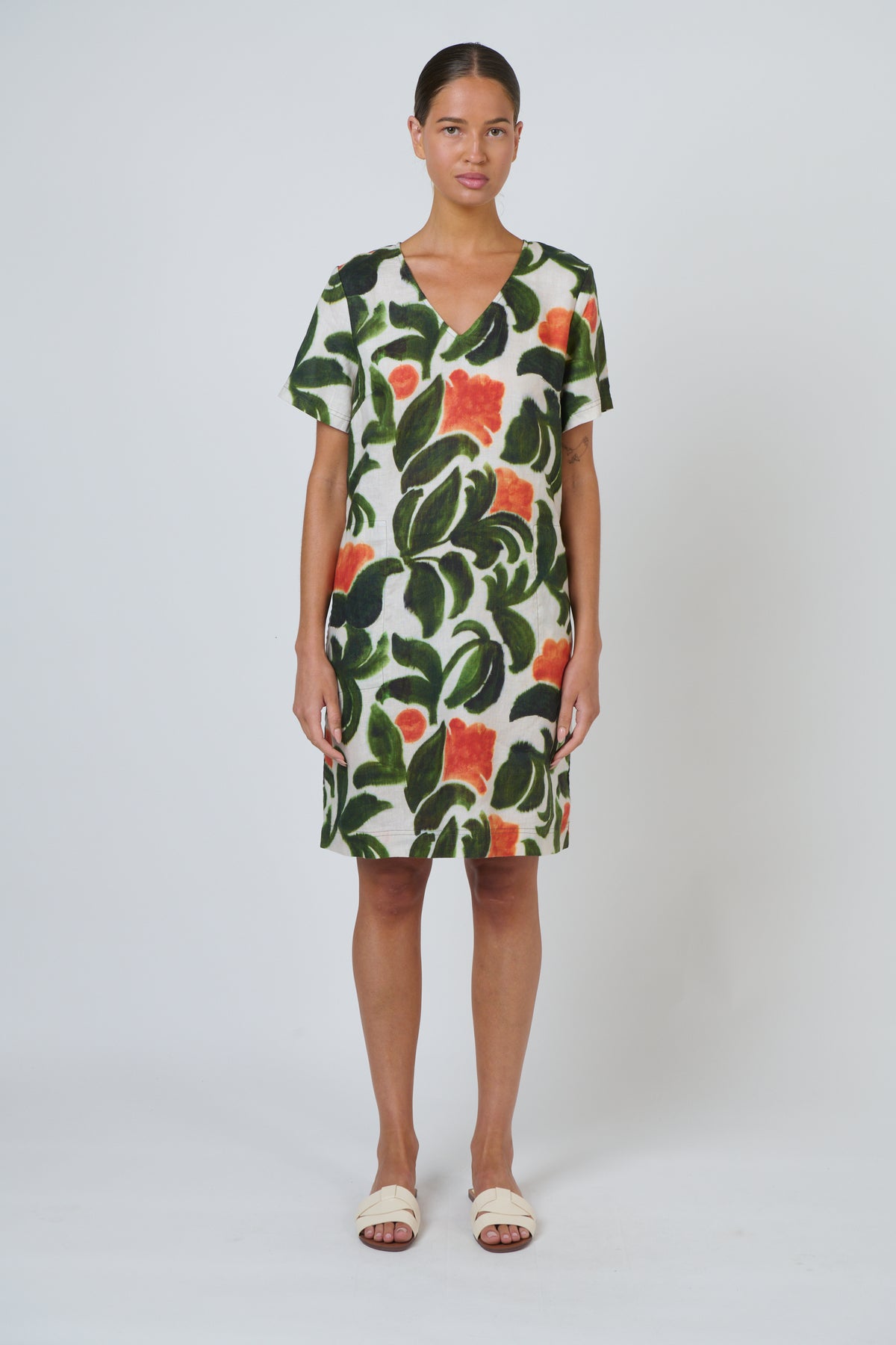 Naturals by O & J - Linen Dress | GA702