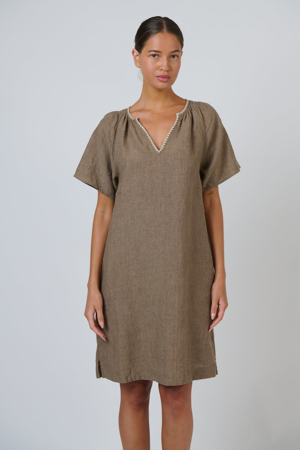Naturals by O & J - Linen Dress | GA703