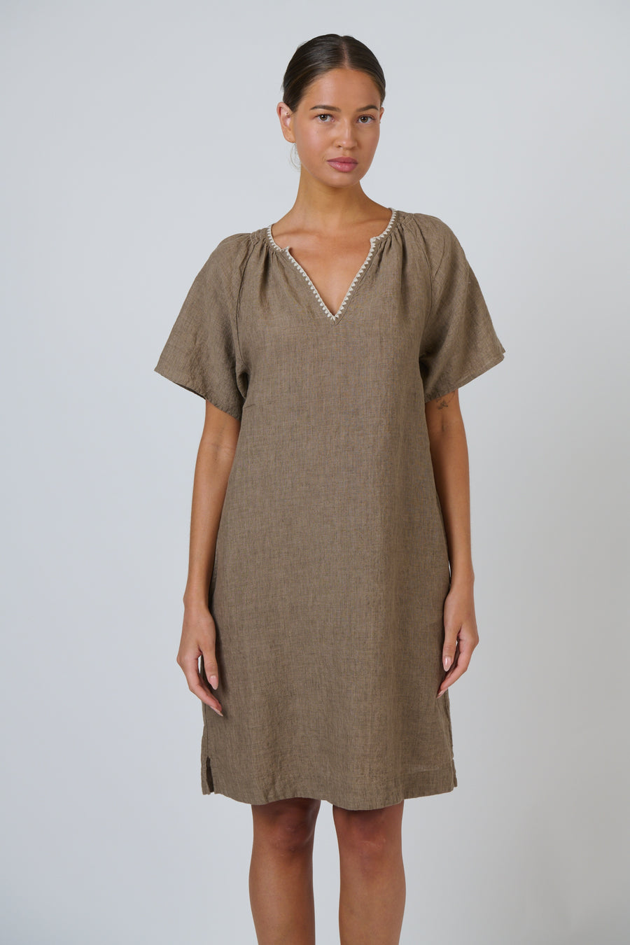 Naturals by O & J - Linen Dress | GA703