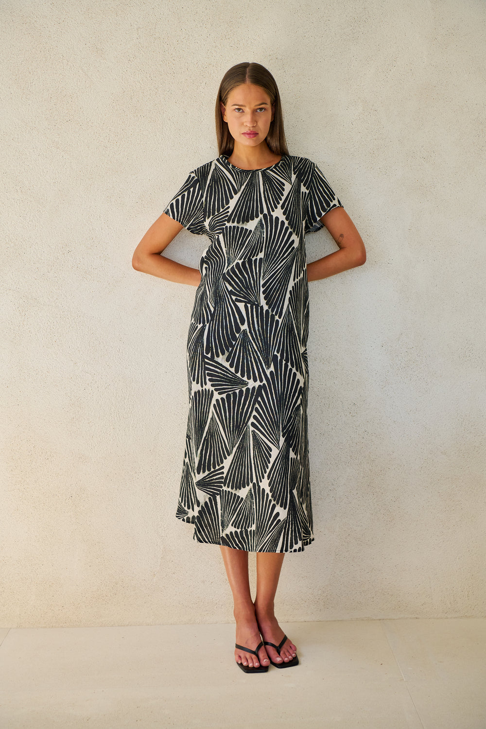 Naturals by O & J - Linen Dress | GA706