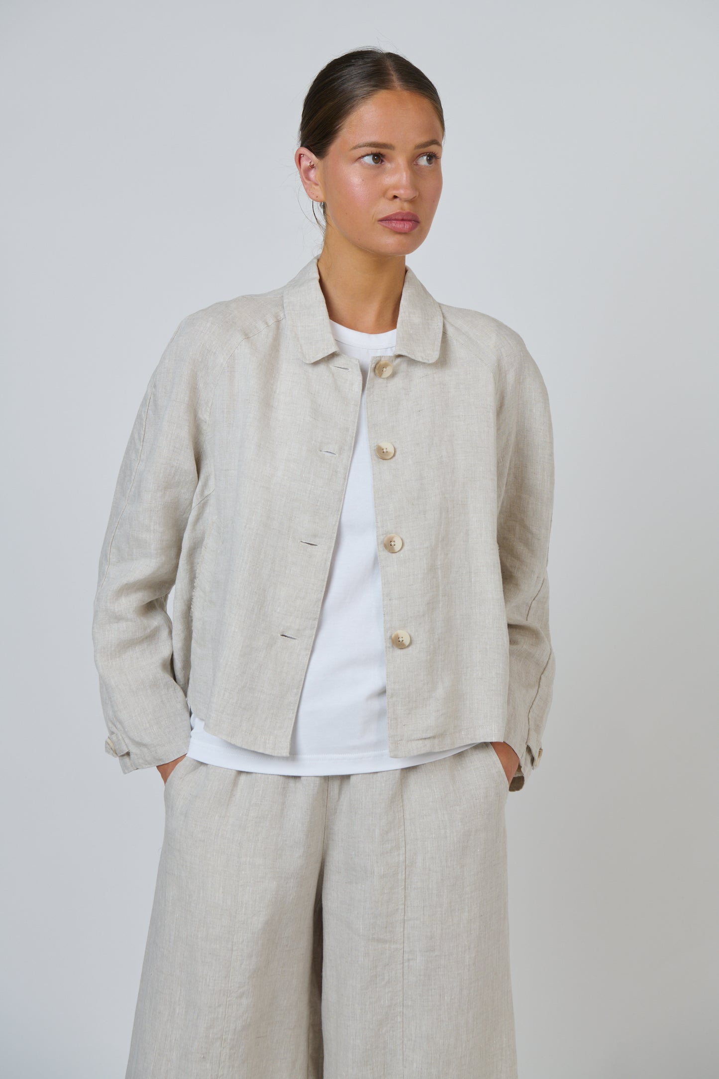 Naturals by O & J - Linen Jacket | GA715