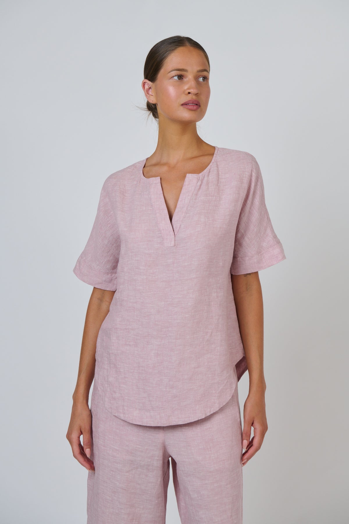 Naturals by O & J - Linen Top | GA718