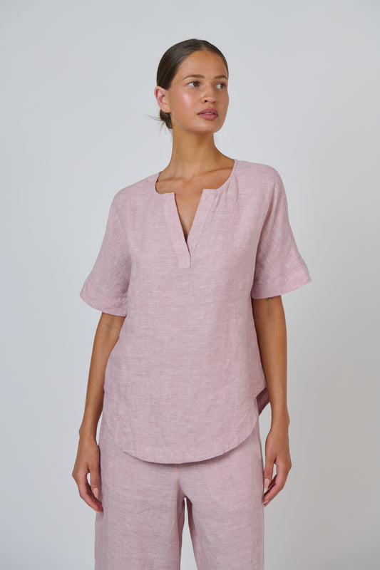 Naturals by O & J - Linen Top | GA718