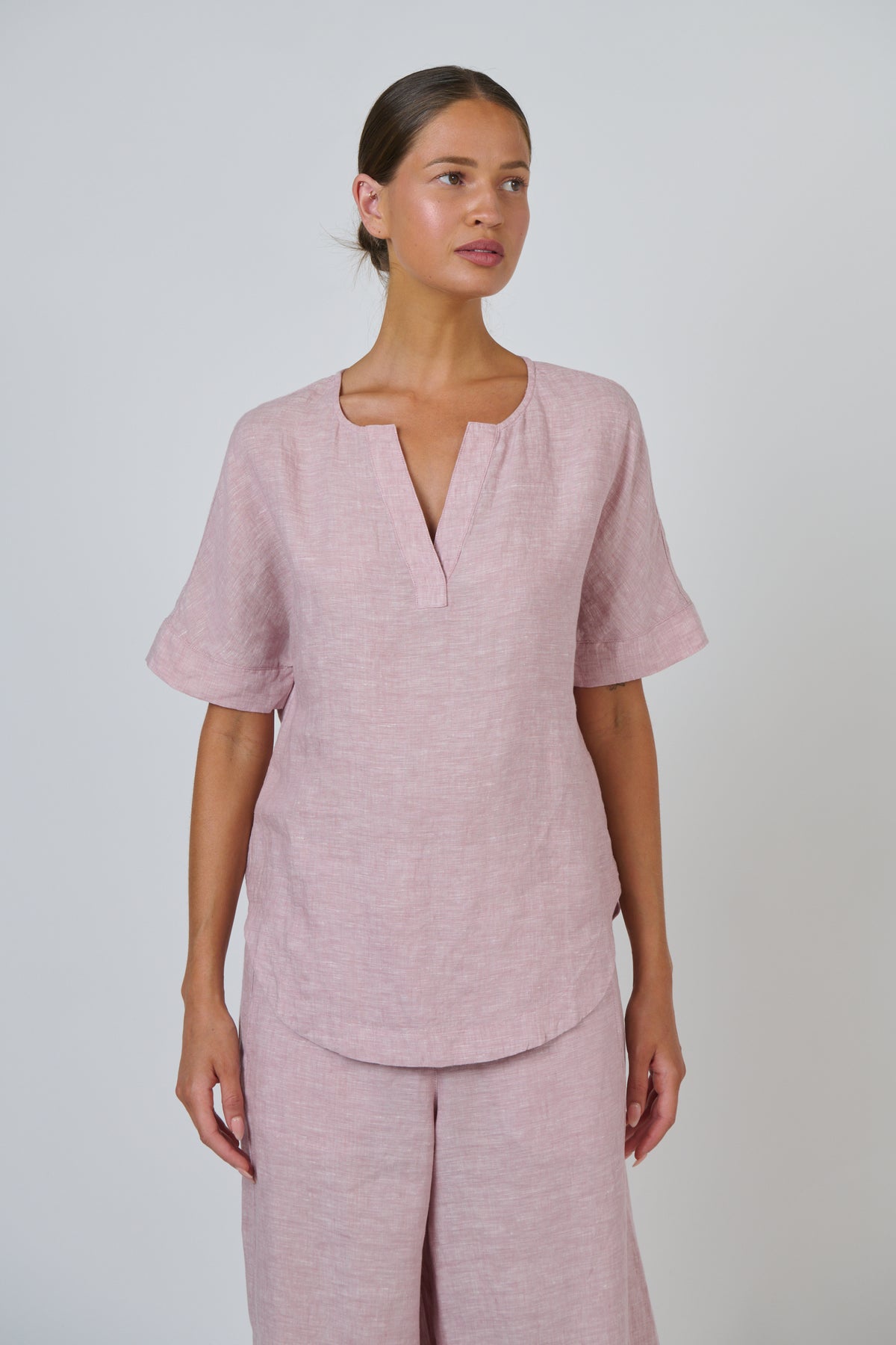 Naturals by O & J - Linen Top | GA718