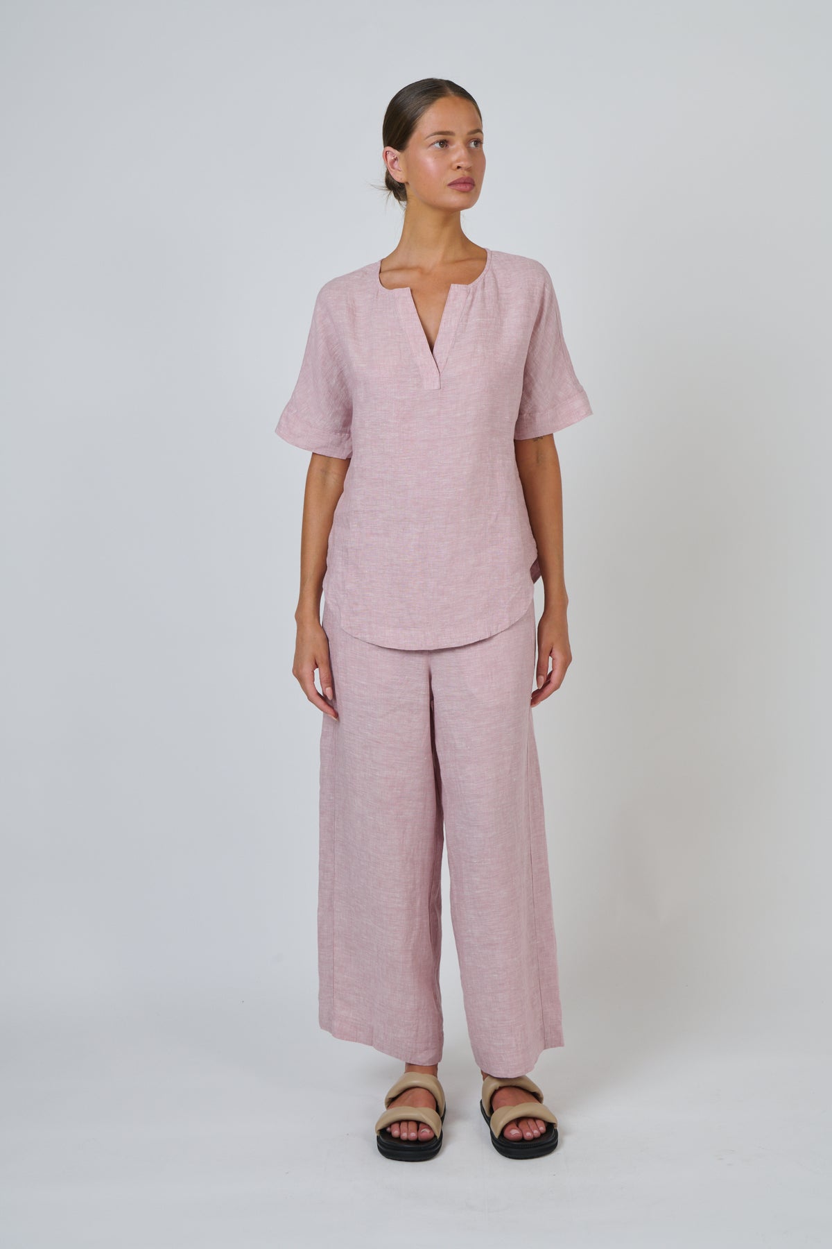 Naturals by O & J - Linen Top | GA718