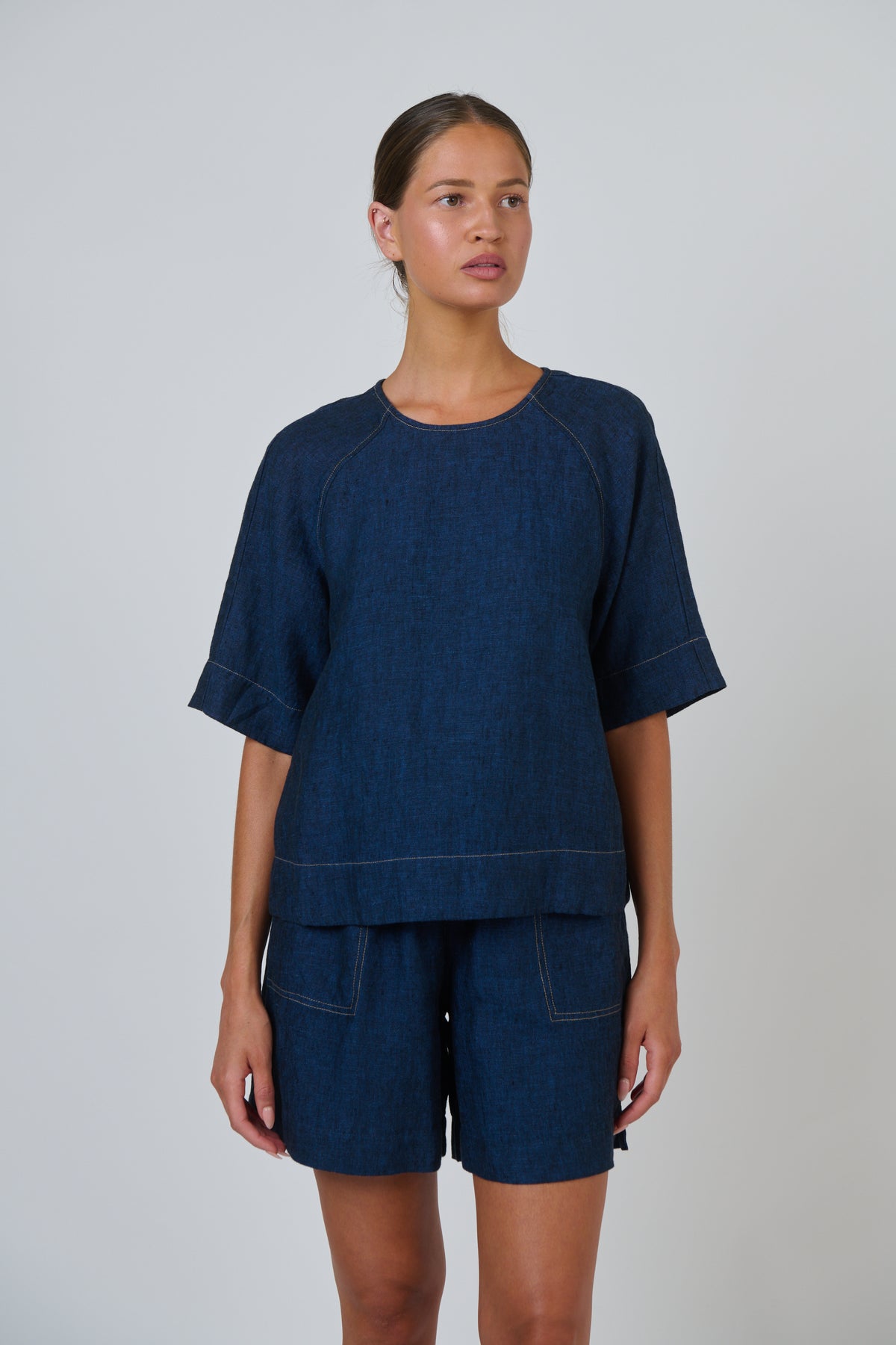 Naturals by O & J - Linen Top | GA721