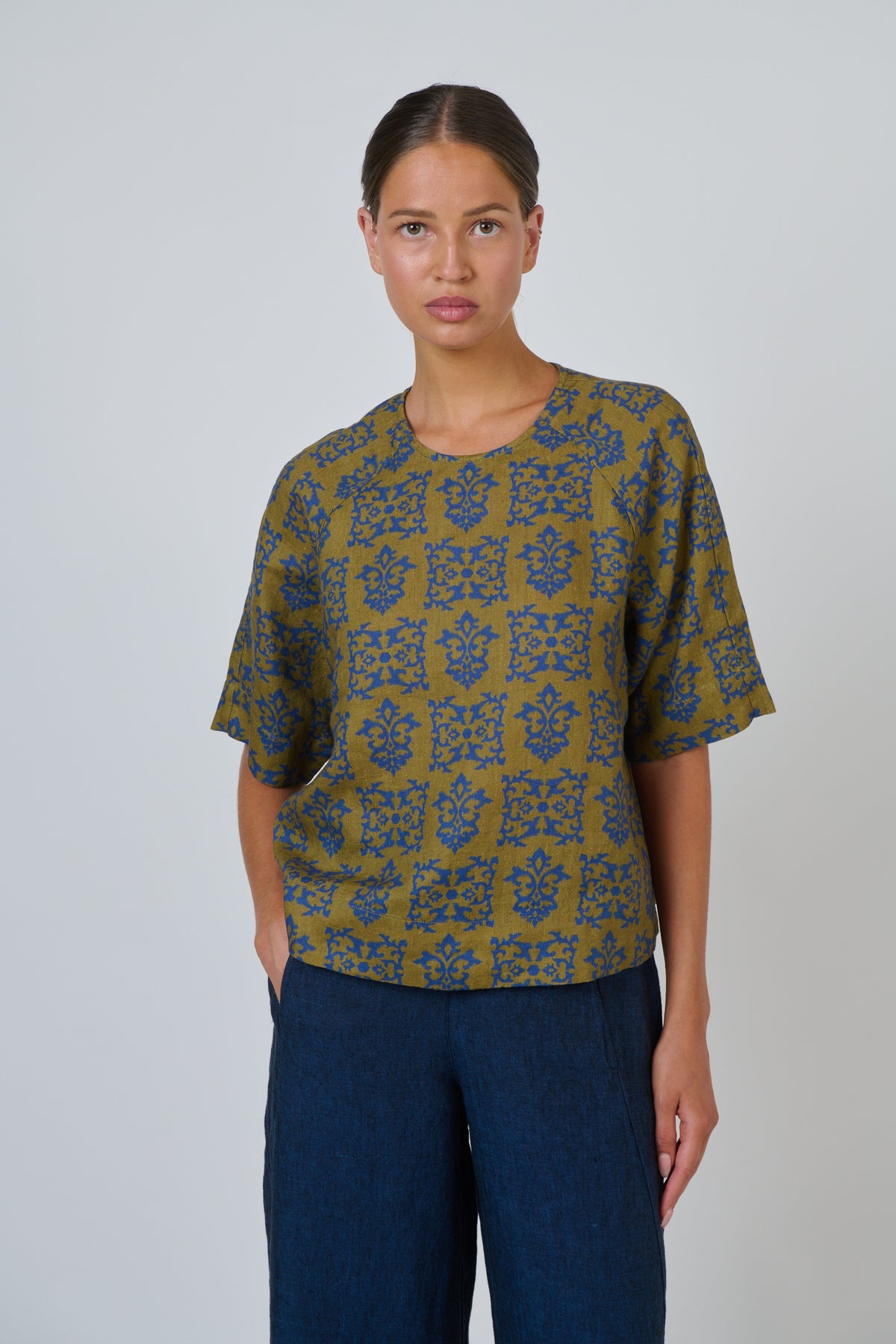 Naturals by O & J - Linen Top | GA721