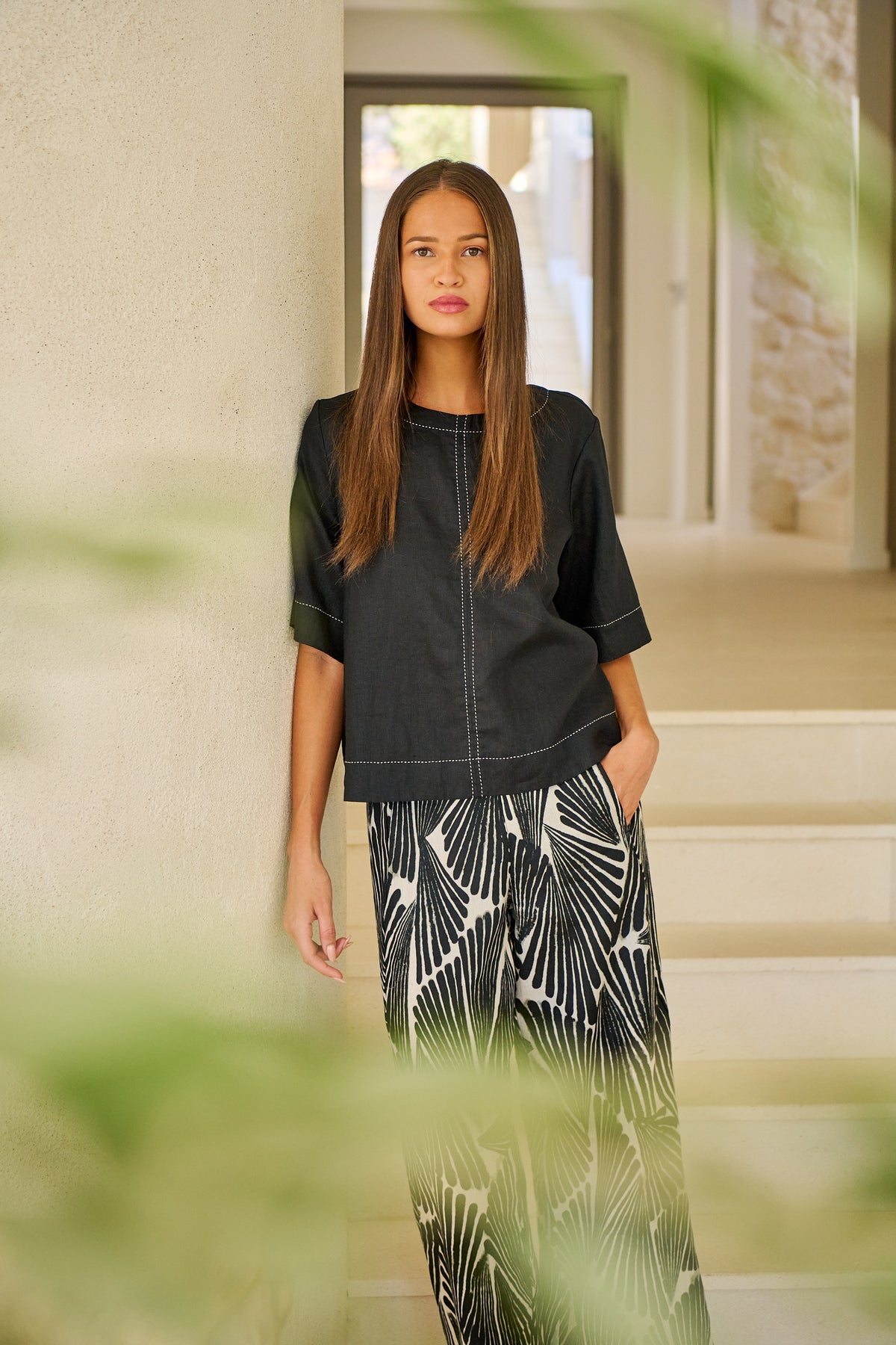 Naturals by O & J - Linen Top | GA724A
