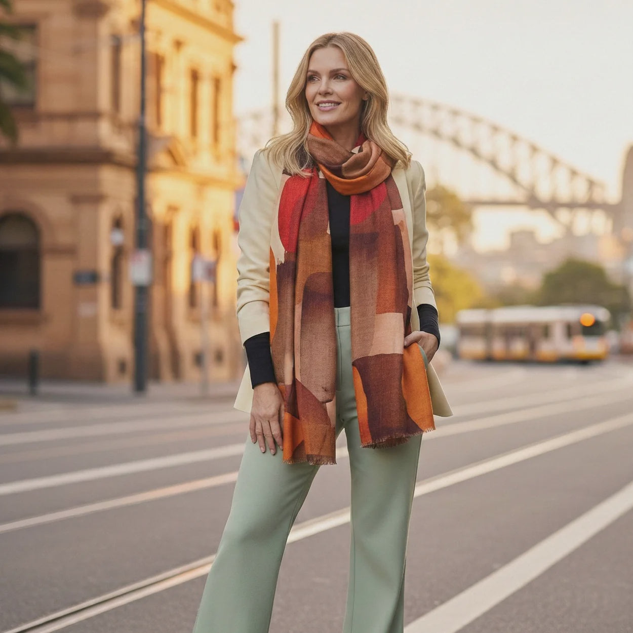 Gienna Wool Scarf / 1002610026