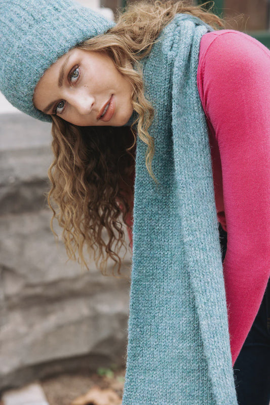 Humidity - Lila Scarf Teal | HSCA13