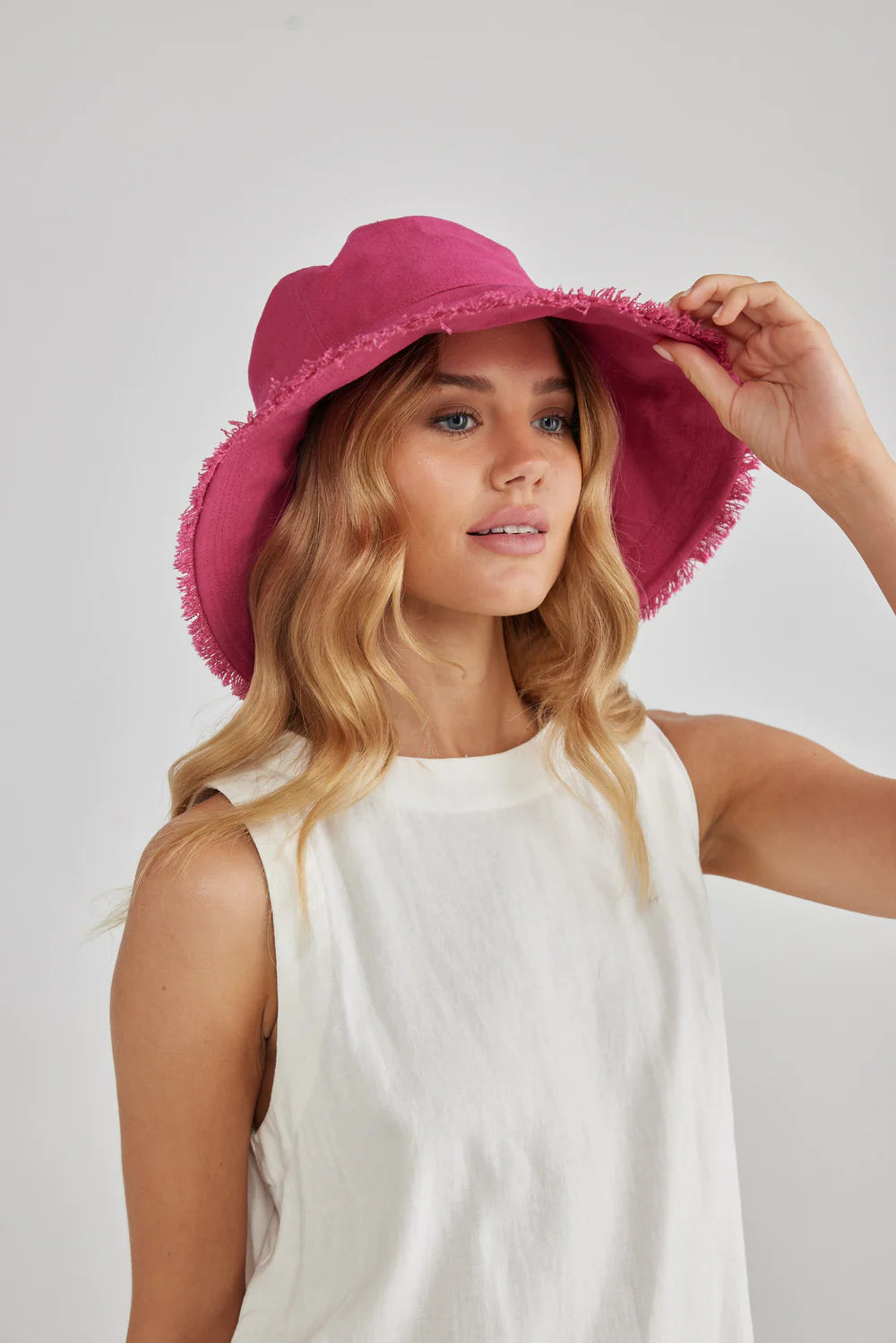Holiday - Sunny Bucket Hat Bright Pink | HAT-370