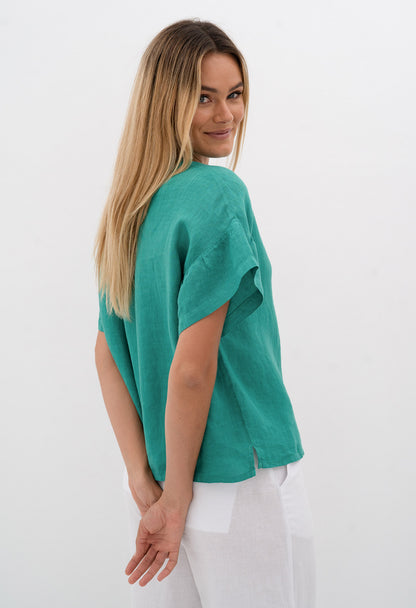 Humidity - Cabana Top Jade | HS23506