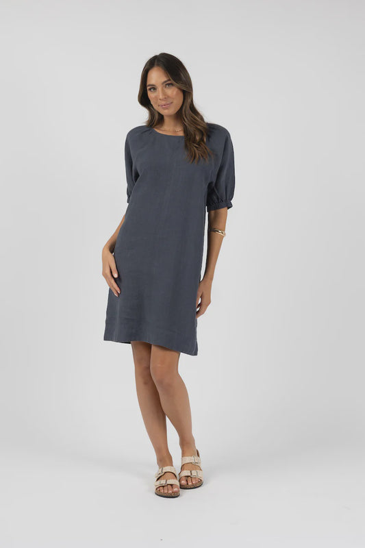 Humidity - Lagoon Shift Dress Steel | HS24202