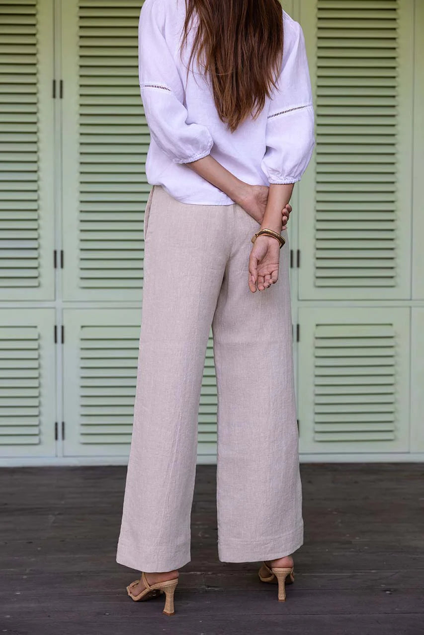 Humidity - Fleetwood Linen Pant Natural | HS24209